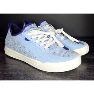 Vessi Weekend Waterproof Shoes Sneakers Moonstone Blue/White Mens 9 - BRAND NEW